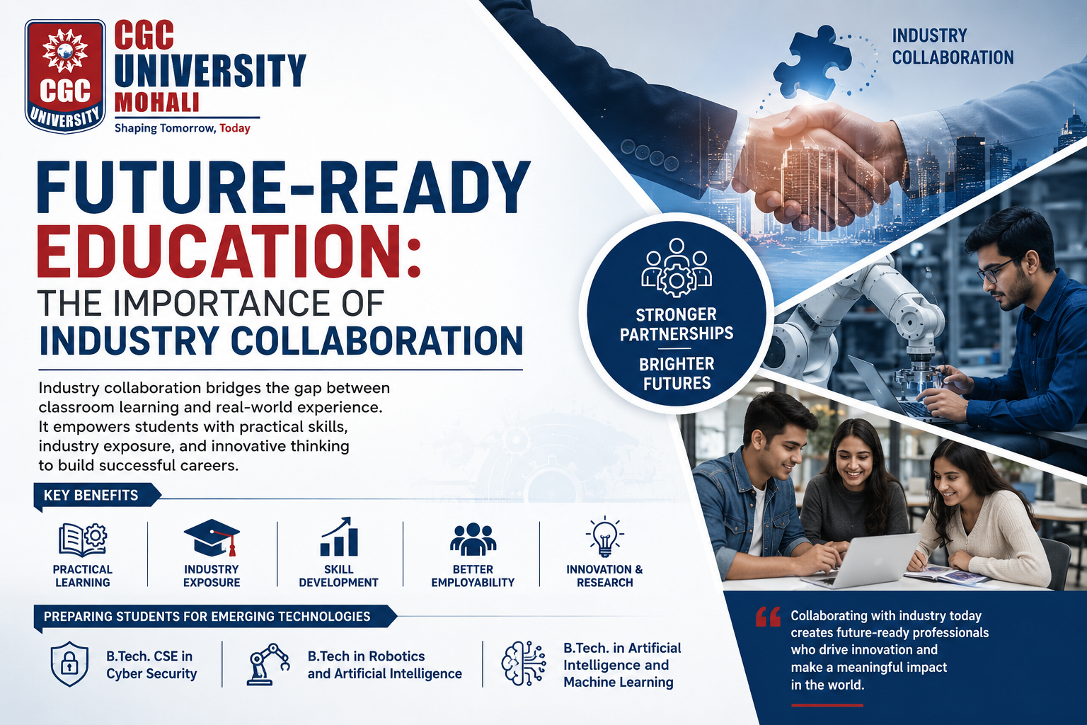 Future-Ready Education: The Importance of Industry Collaboration | CGC University